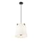 Z-Lite Weston Pendant, 3-Light, 13 In.W x 13 In.H, Matte Black/Cream 3502P13-MB - alternate 4